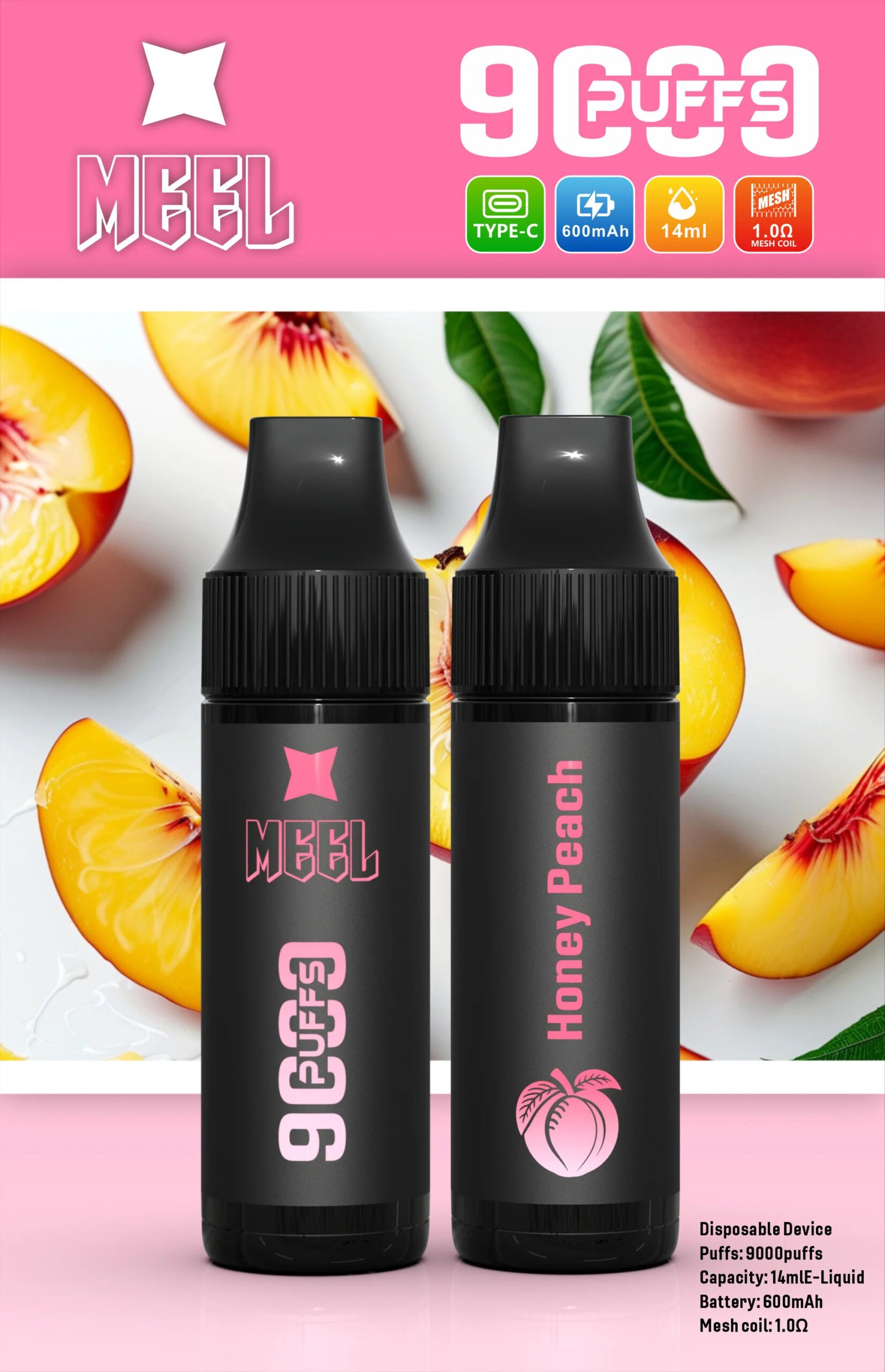 MEEL Marbo 9,000口 14ml 爆量裝載徹底告別換機煩惱 專利霧化技術確保口感巔峰始終如一 職人調教頂級風味 台灣現貨:圖片 3