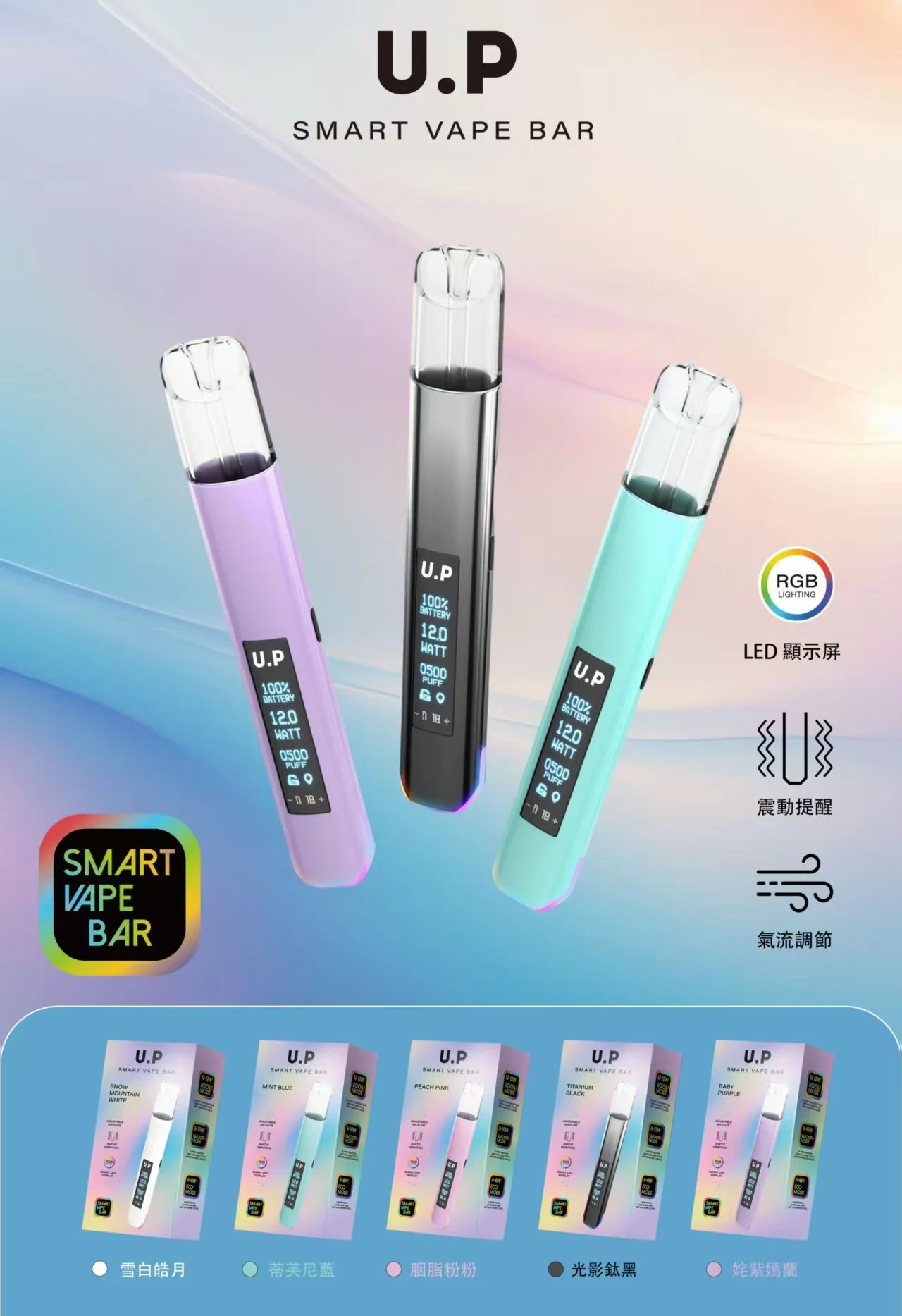 U.P 智能光感一代機 搭載高性能平衡功率芯 告別動力衰減 給您始終如一的強勁輸出 動力澎湃且輸出穩定 台灣現貨秒發:圖片 2