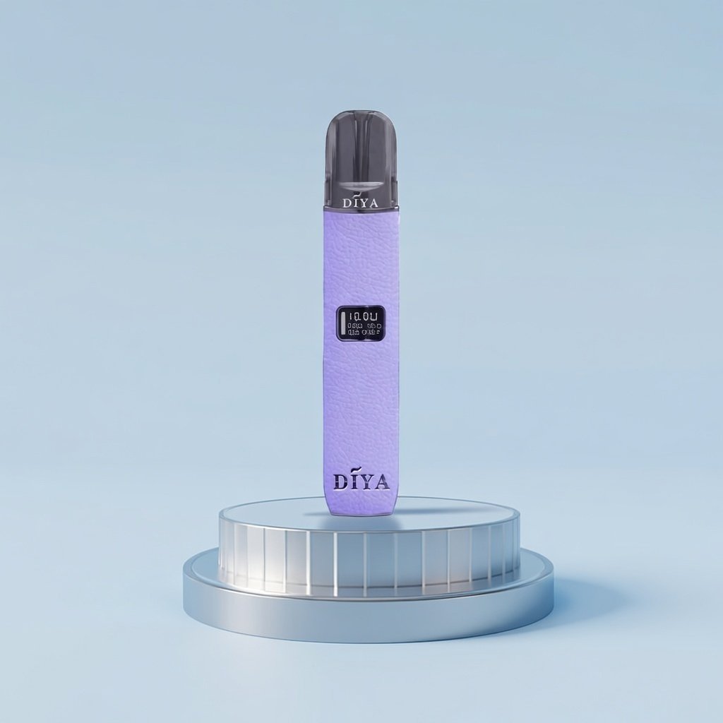 叮啞 DIYA 一代通用神機 搭載 LED 動態視覺監控 10W綻放深沉飽滿的喉感弧線 手工皮革包覆細膩掌心餘溫 適配一代煙彈 台灣現貨:圖片 2