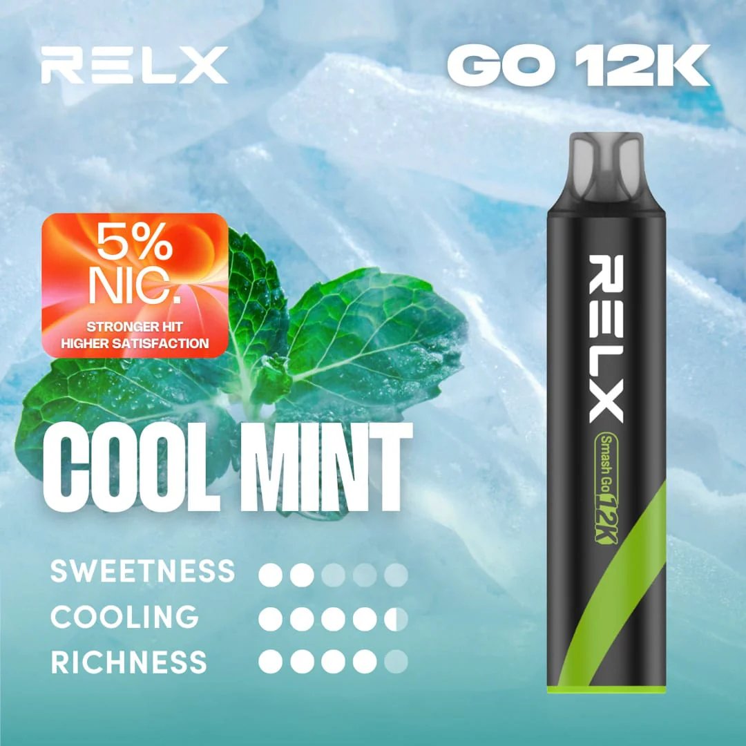 RELX Smash Go 12000 5% 強勁擊喉感如墨林霧影般深邃 以 15ml 震撼油量 演繹深沉尊貴的解癮美學 搭載 400mAh 閃充核心 台灣現貨:圖片 5