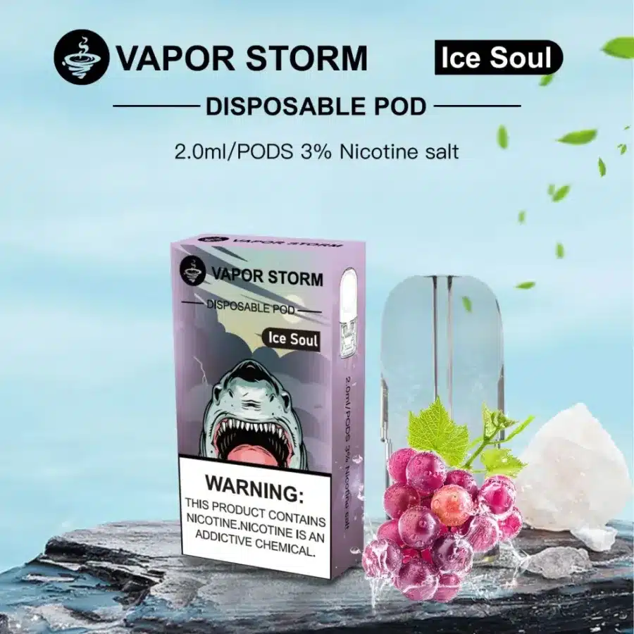 VAPOR STORM 風暴5代通用彈 買6送主機限定組 2ml 豐盈儲油空間 完美 3% 比例調教 絕佳密封工藝 老手換彈首選 台灣現貨:圖片 4