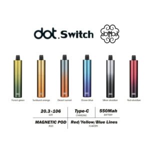 DOT 佩特里 1 代專屬進化主機 搭載 550mAh 巔峰電量 恆壓晶片驅動強勁擊喉感 終結滲油隱憂 Type-C 疾速充能 台灣現貨