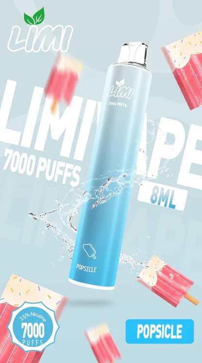 LIMI 7000抛棄式主機 化繁為簡的工藝結晶 3.5% 醇熟技術賦予清透綿長的入喉享受 精密電量分配守護每一滴精華 台灣現貨:圖片 10