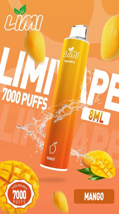 LIMI 7000抛棄式主機 化繁為簡的工藝結晶 3.5% 醇熟技術賦予清透綿長的入喉享受 精密電量分配守護每一滴精華 台灣現貨:圖片 12
