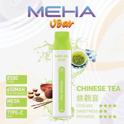 MEHA 魅嗨小白條 8500 抽 沈浸於 650mAh 穩定供電的細膩洗禮 3% 獨家調配比例還原鮮明果韻 跨越萬次吸吮的品質保證 台灣現貨:圖片 5