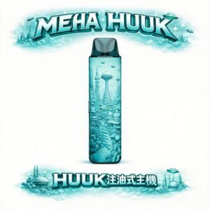 MEHA HUUK 開放式注油主機 27W 暴力輸出精準捕捉每一滴煙油精華 1350mAh 電量怪獸全天候守護 Type-C 疾速快充免等待 台灣現貨