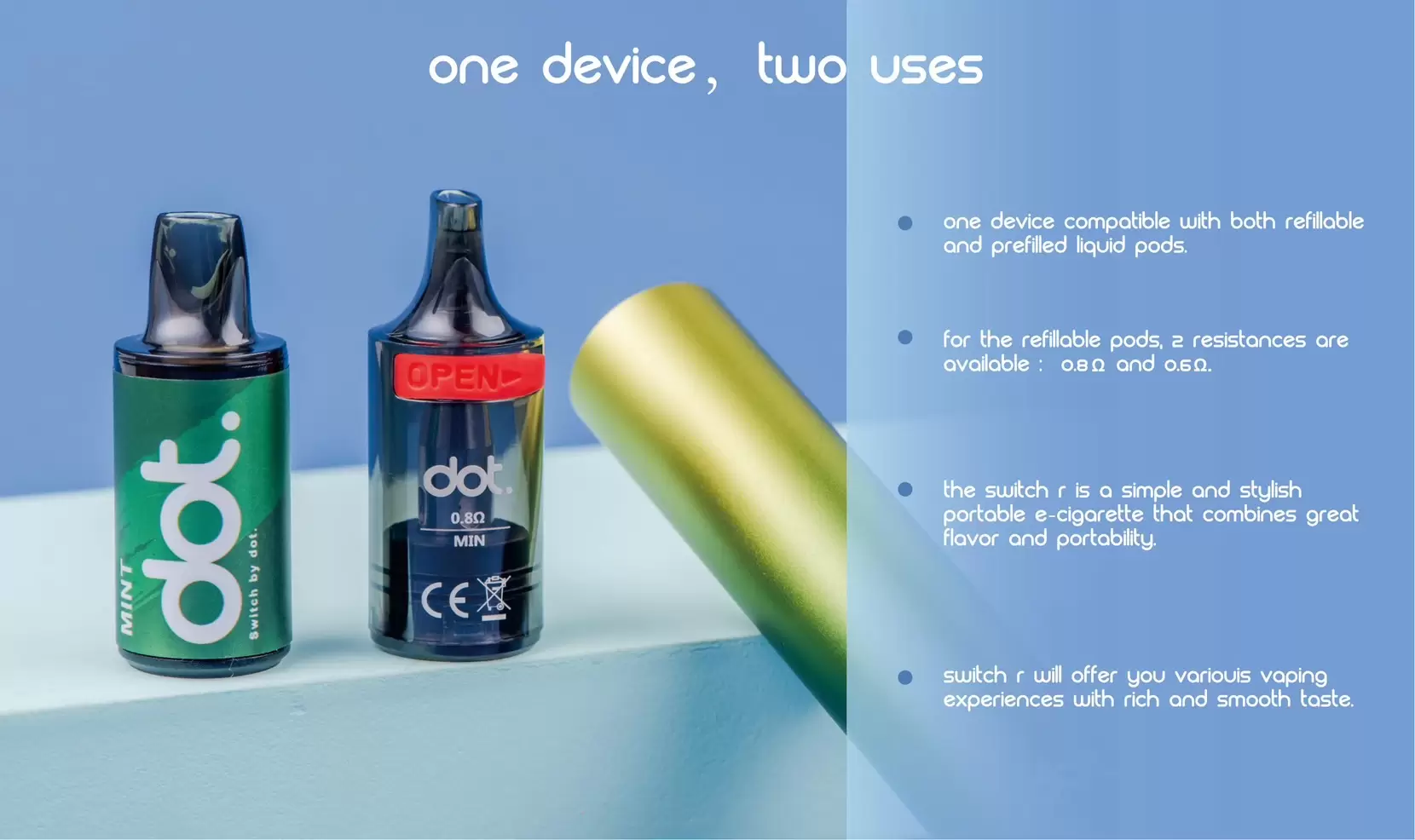 DOT 佩特里 1 代專屬進化主機 搭載 550mAh 巔峰電量 恆壓晶片驅動強勁擊喉感 終結滲油隱憂 Type-C 疾速充能 台灣現貨:圖片 3