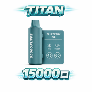 【限時福利:買 5 送機】TITAN 泰坦15,000 抽超長續航力 墨色幽影下的味覺巔峰 搭載雙芯霧化技術確保香氣鮮明如初 台灣現貨