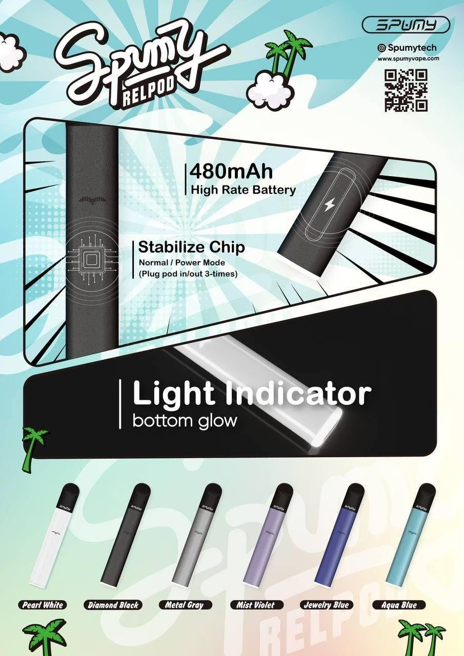 SPUMY 冰熊 5 代雙模式主機 墨色幽影下的強勁內核 480mAh 巔峰續航力 完美相容四/五/六代規格 屏蔽焦味與辛辣 台灣現貨:圖片 2